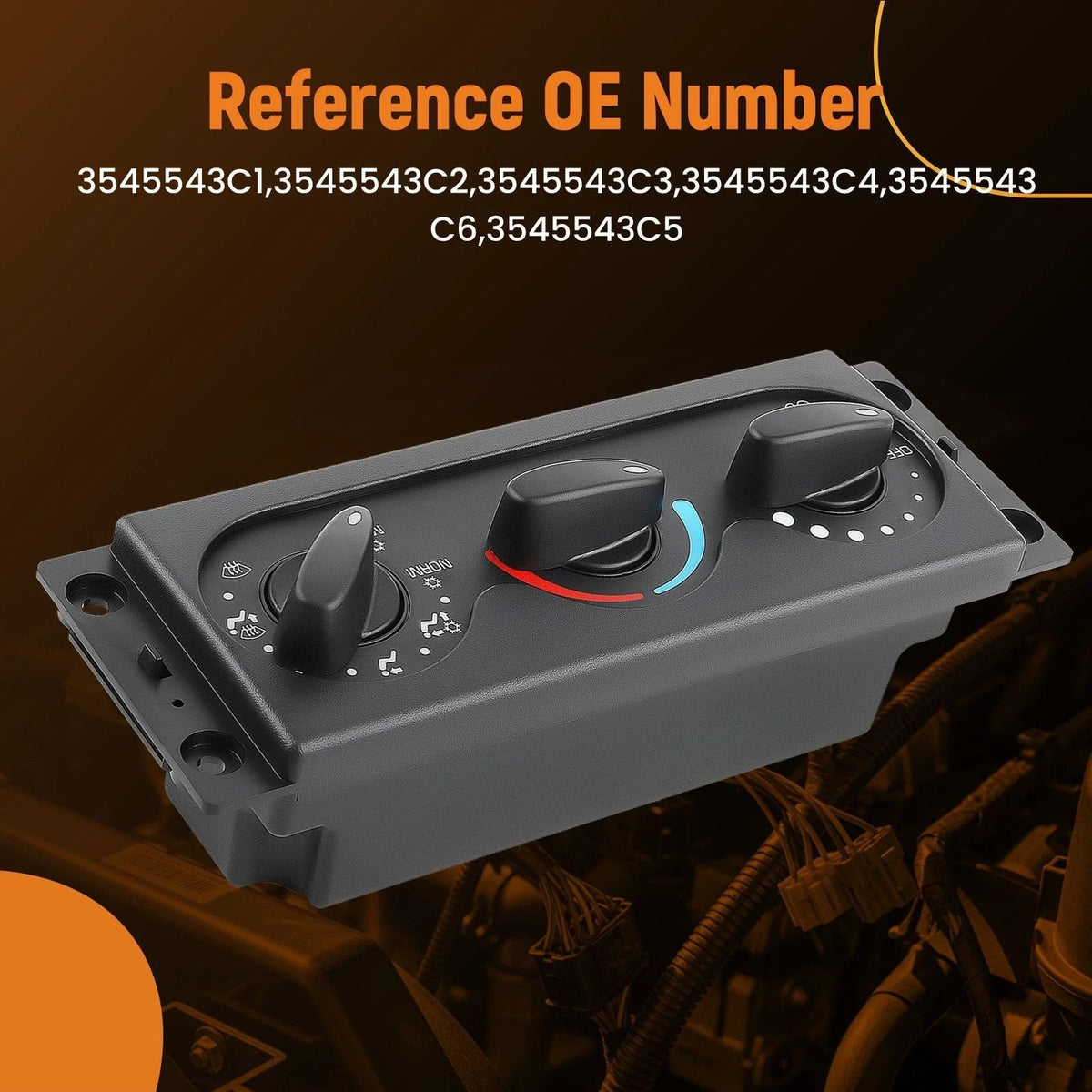 AC Heater Climate Control Module for International 4200 4300 4400 (2002–2021) 3545543C3