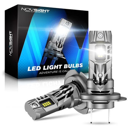 H7 LED Headlight Bulbs Kit for NOVSIGHT (Hi/Lo Beam, 70W, 16000LM)