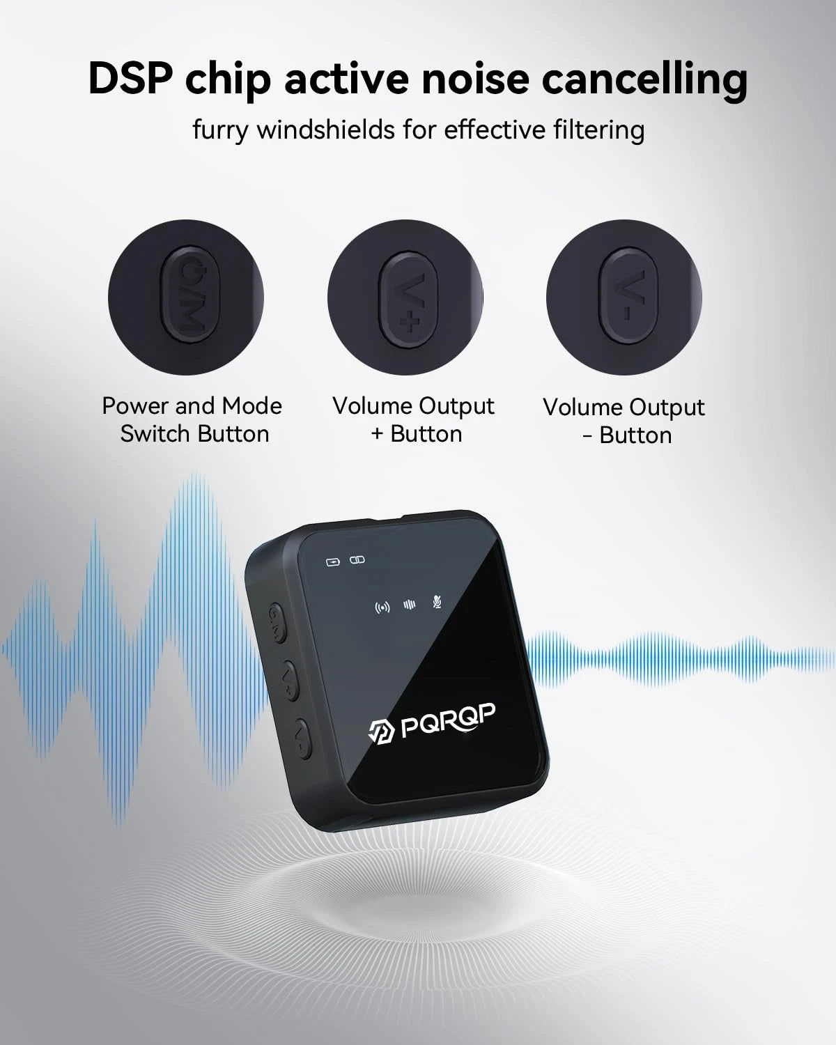 3 in 1 Wireless Lavalier Microphone for iPhone Mini