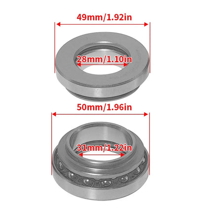 Steering Head Bearing Kit for Honda CM400T CN250 CL350 CBX550 CJ360T CX500C