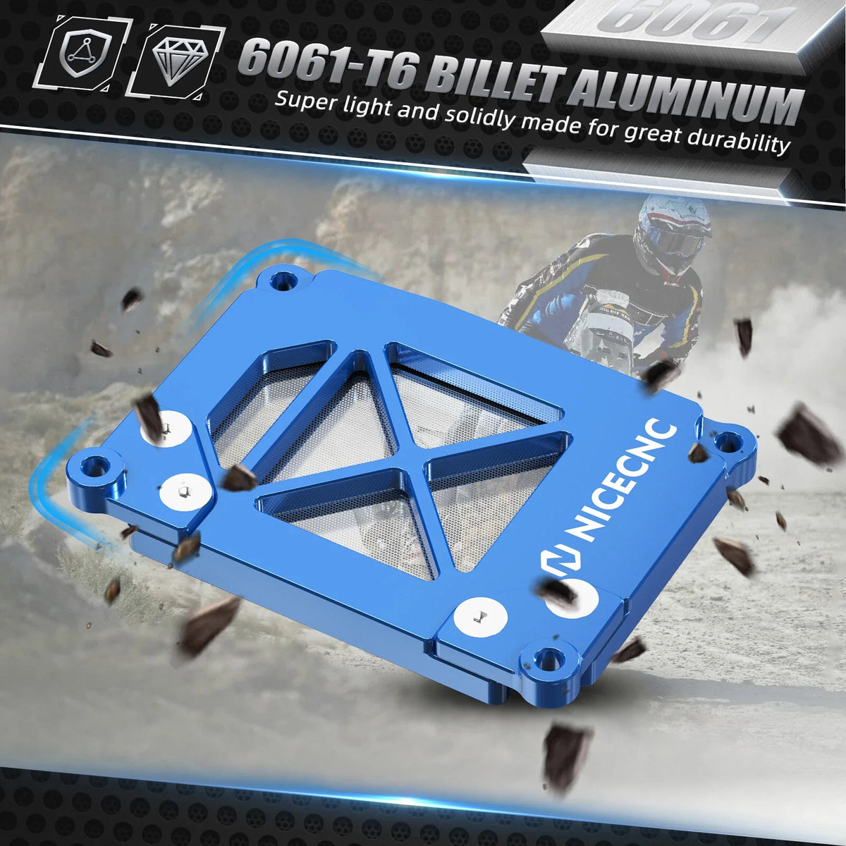 Aluminum Air Filter Box Cover for Yamaha Tenere 700 XTZ07 (2020–2024)