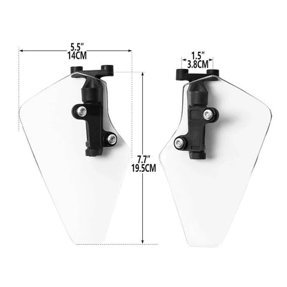 Clear Upper Air Deflector for Honda Goldwing GL1800 (2018–2025)
