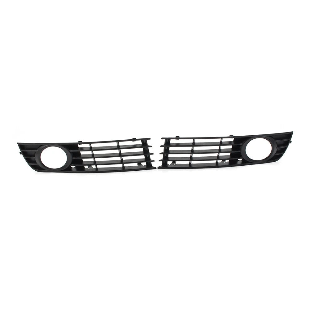 1 Pair Front Bumper Grille Fog Light Covers for Audi A4 B6 (2001–2005)