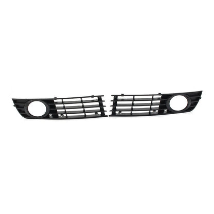 1 Pair Front Bumper Grille Fog Light Covers for Audi A4 B6 (2001–2005)