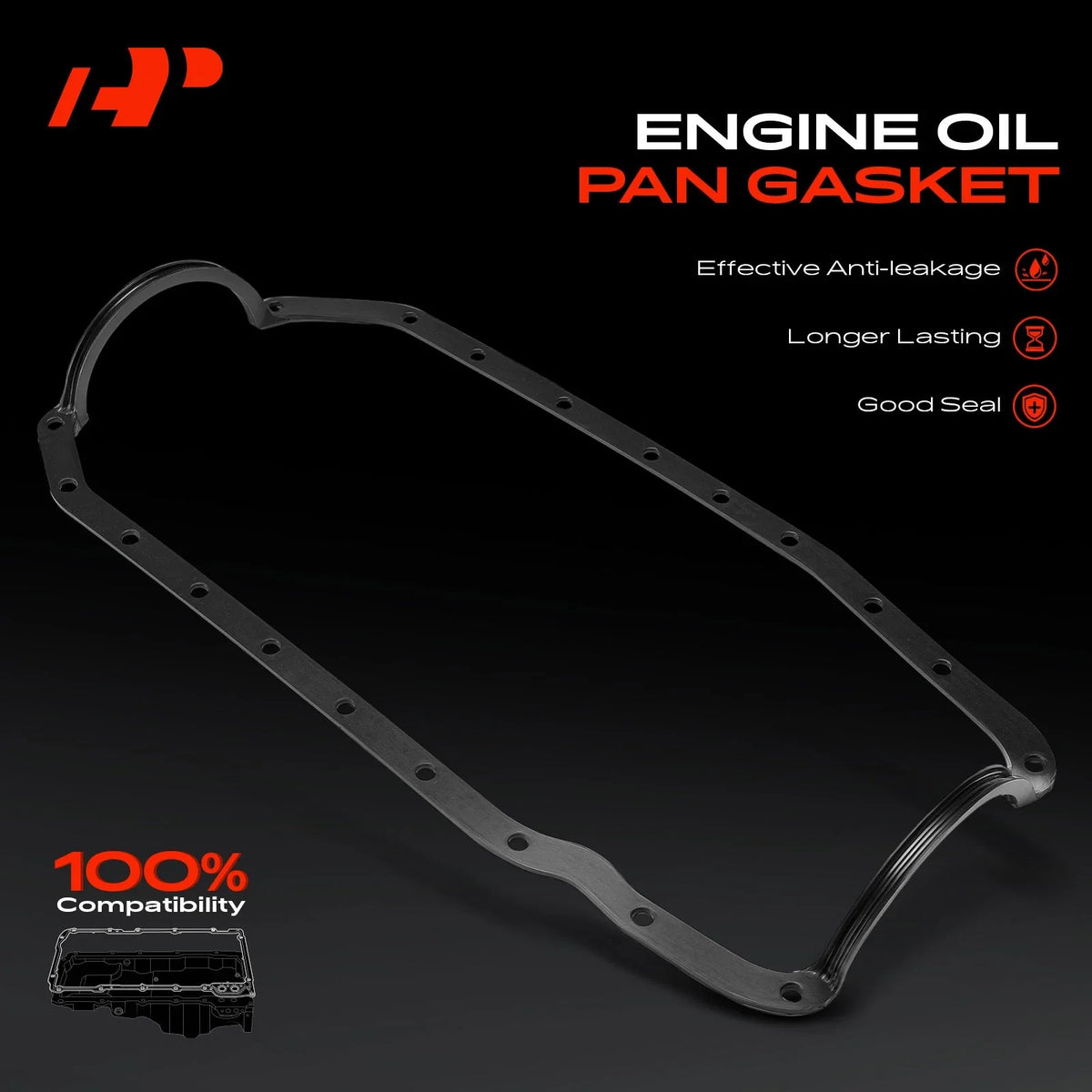 Engine Oil Pan Gasket for Chevrolet S10 Blazer GMC S15 (1983–1994)