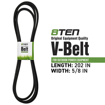 8TEN Drive Belt for John Deere Ztrak Pro Z930A Z950A Z960A (72 Inch Deck) TCU29455