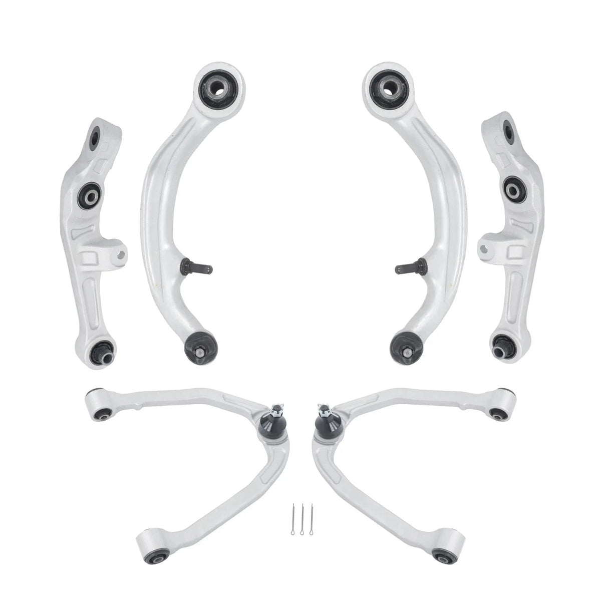 Set of 6 Control Arms with Ball Joints for Nissan 350Z Infiniti G35 (2003–2009)