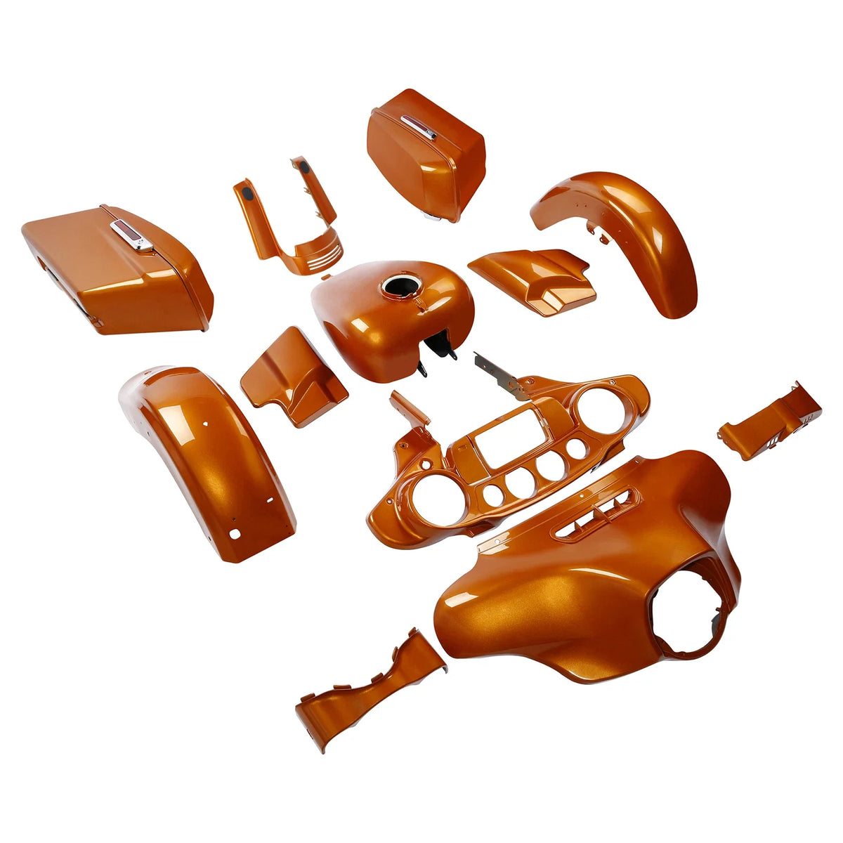 Fairing Bodywork Kit for Harley Street Glide (2014–2024) Amber Whiskey
