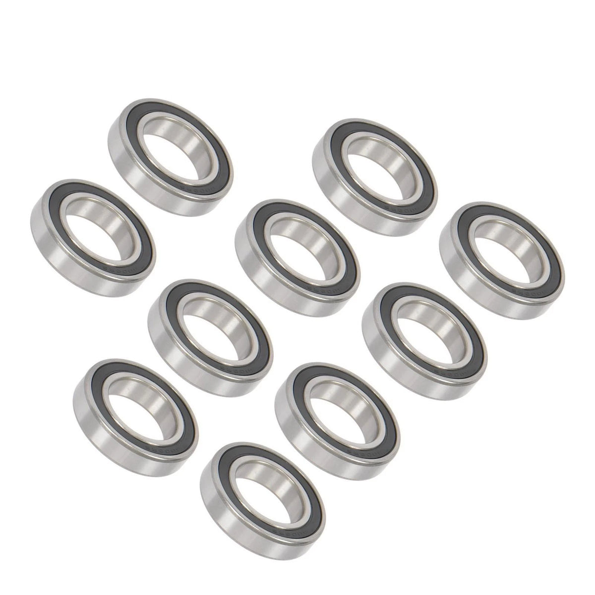 10 Pcs 40 × 68 × 15 mm Pre-Lubricated Deep Groove Ball Bearing