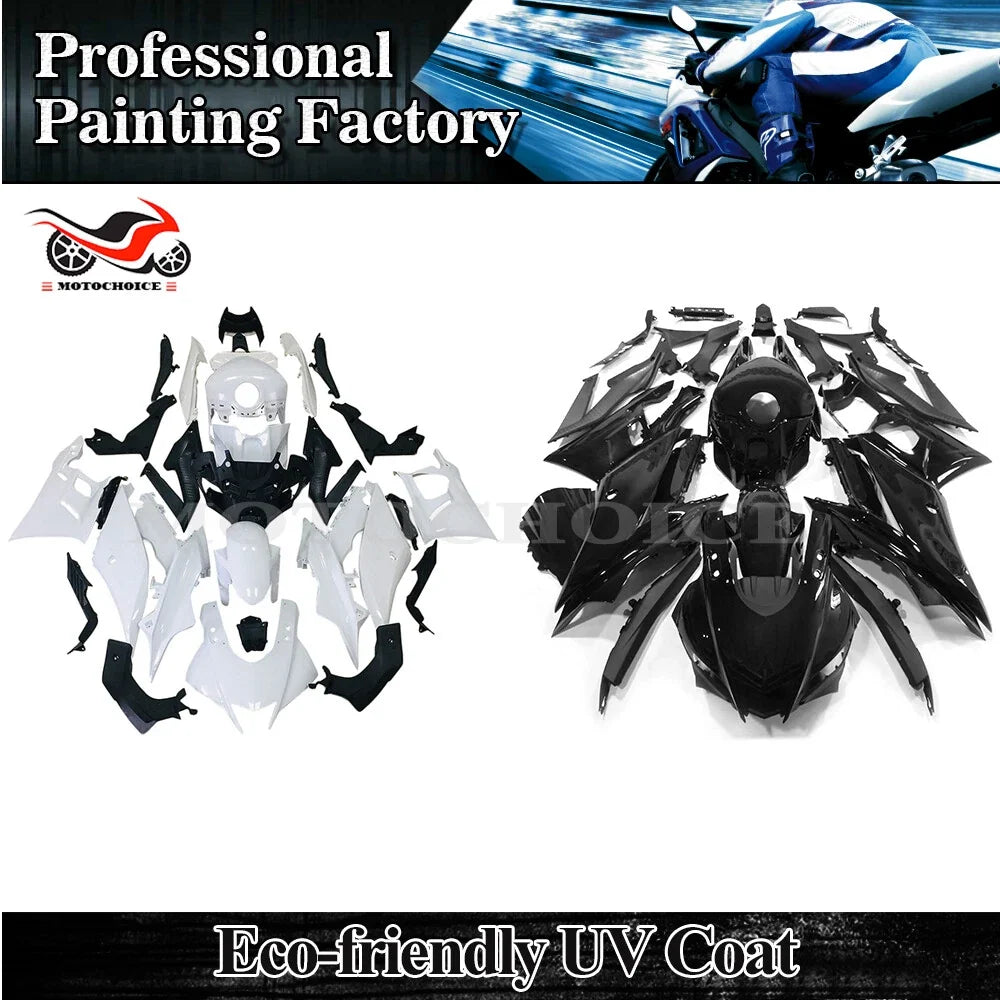 Fairing Kit for Yamaha YZF R3/R25 (2019–2021) Unpainted Glossy Black