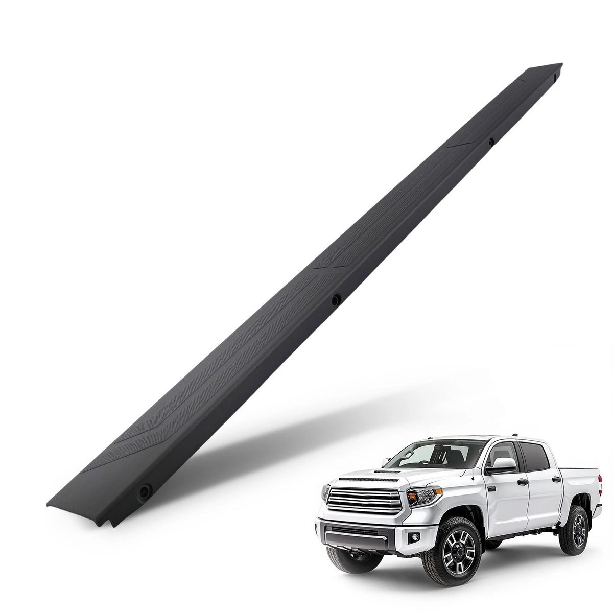 Black Tailgate Cover PP for Toyota Tundra (2014–2018) O8GM5W, 657170C080