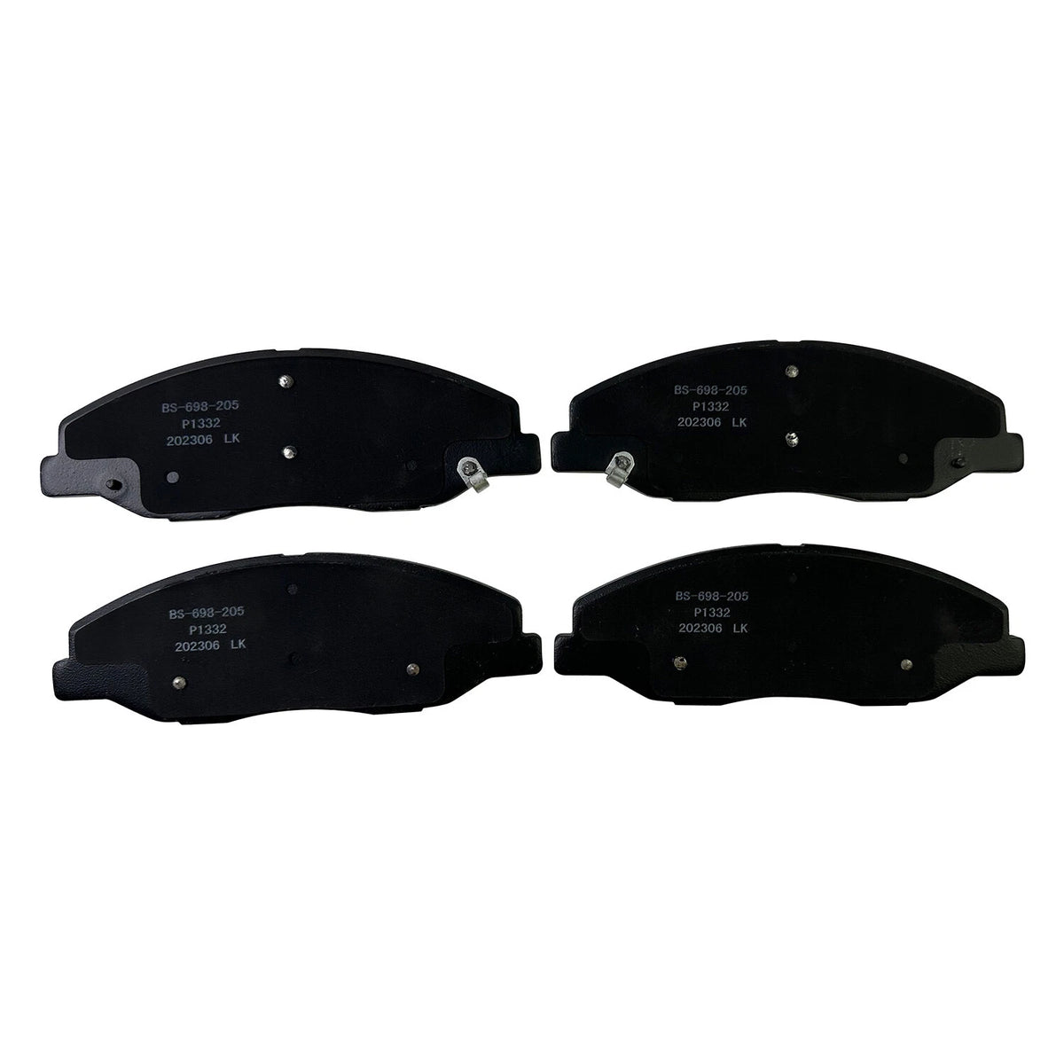 Front and Rear Ceramic Brake Pads for Cadillac CTS (2008–2014) P-1332 P-1337