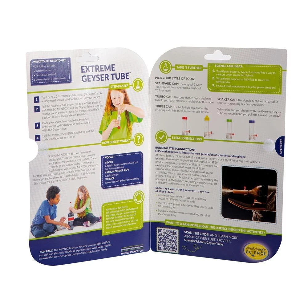 Extreme Geyser Tube Kit for Science Experiments (2 x 10 x 2.7 inches)