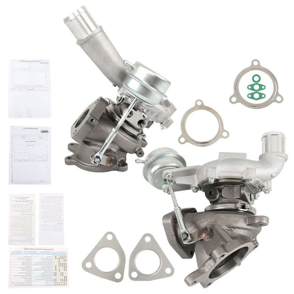 Set of 2 Turbochargers for Ford Explorer Flex MKT MKS 3.5L V6 (2010–2019)