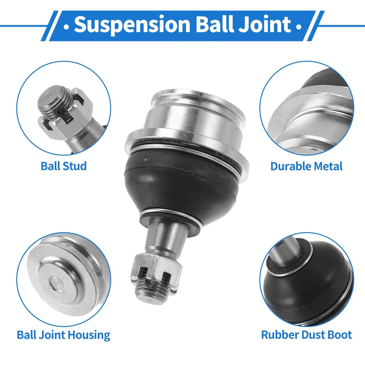 2X Front Lower Ball Joints for Toyota Tacoma (2005–2022) No. 4333009510