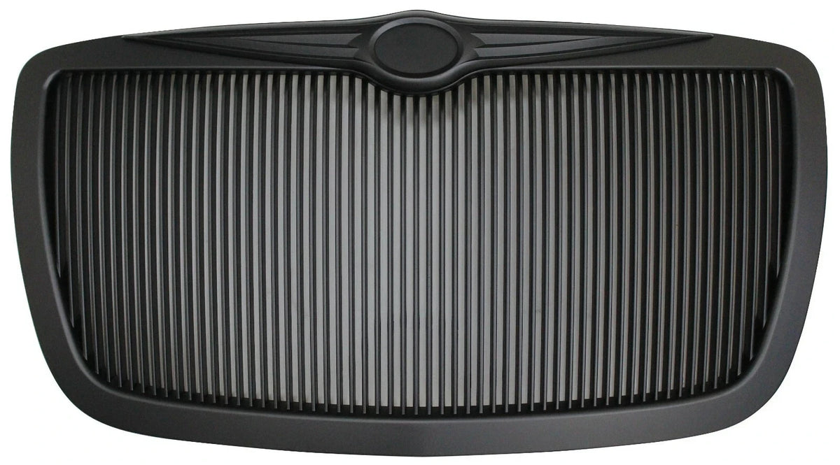 Matte Black ABS Vertical Grille for Chrysler 300/300C (2005–2010) FG560B