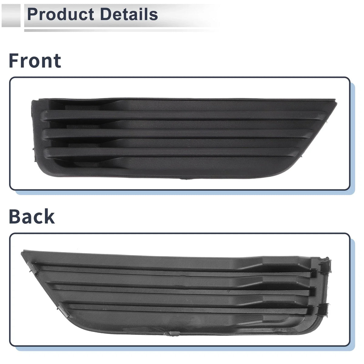 1 Pc Fog Light Grill for Ford Focus Mk2 (2009–2012) No. 4M5119952BE