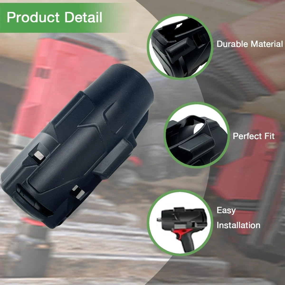 Protective Boot for 1/2 Impact Wrench, Driver (Fits 49-16-2967)