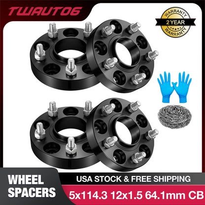 Set of 4 Hubcentric Wheel Spacers for Acura Honda Accord