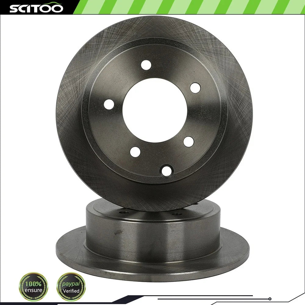 2X Rear Brake Discs Rotors Kit 262mm for Chrysler 200 (2011–2014)
