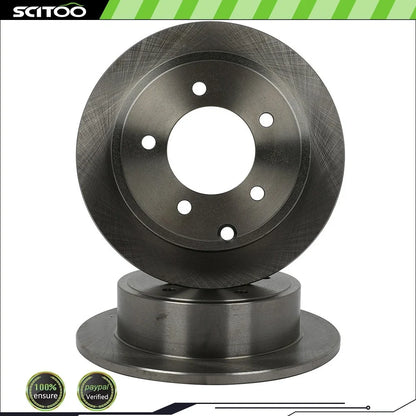 2X Rear Brake Discs Rotors Kit 262mm for Chrysler 200 (2011–2014)