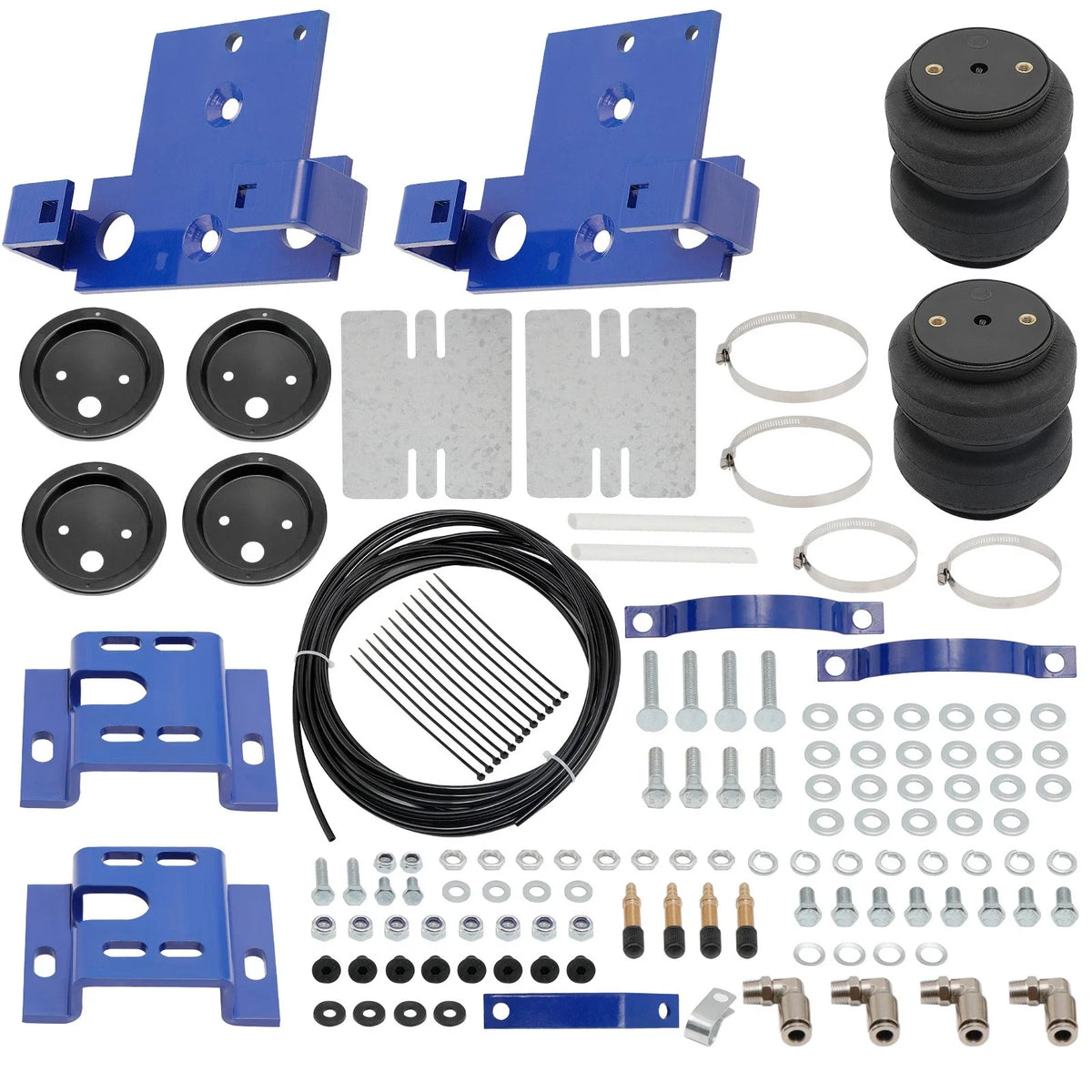Rear Air Helper Spring Bag Leveling Kit for Chevy Silverado 2500 (2001–2023)