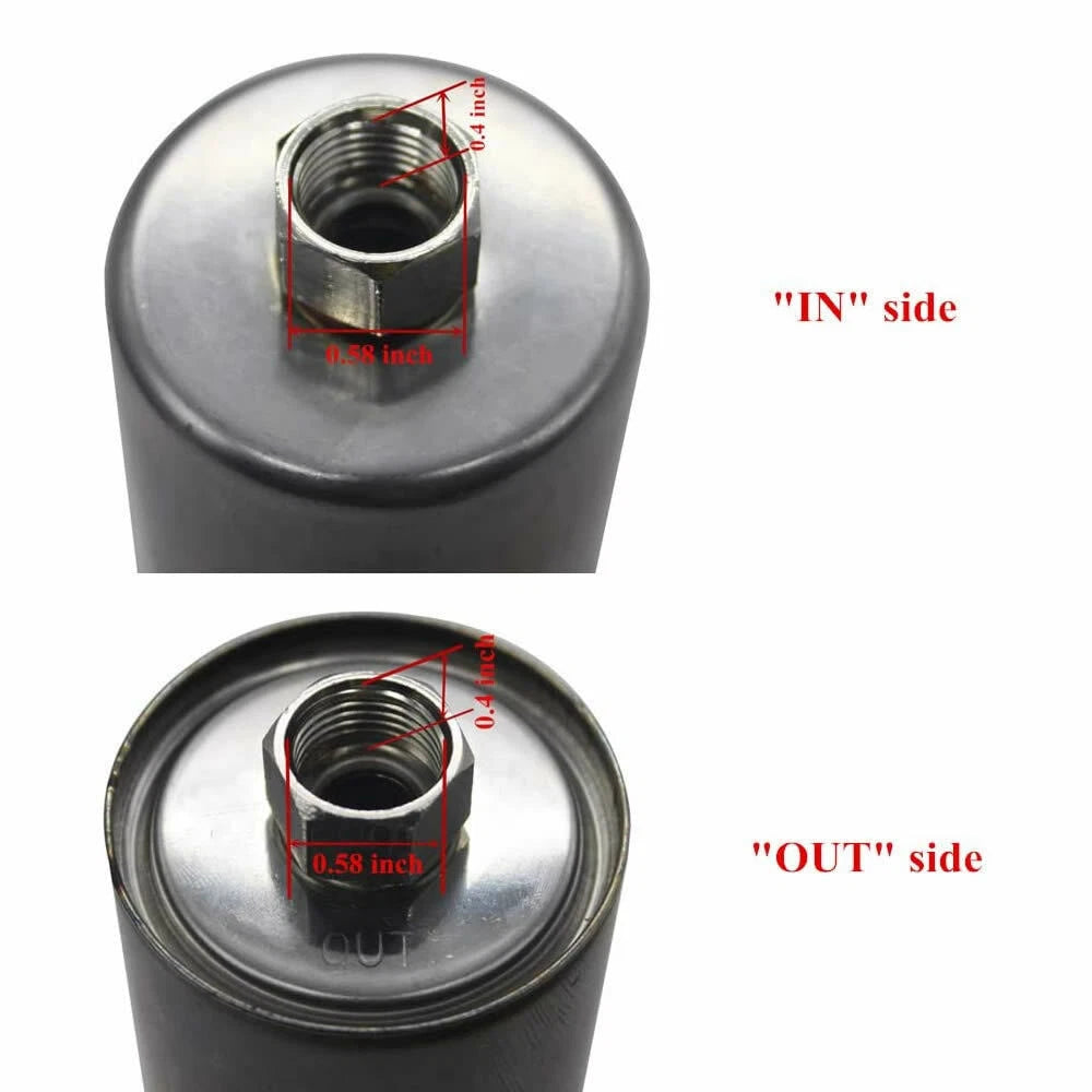 GF652 Inline Fuel Filter for Chevy GMC C1500 C2500 (1990–1999)