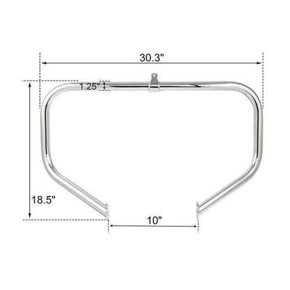 1-1/4" Highway Engine Guard Crash Bar for Harley Touring Street Glide (2009–2024)