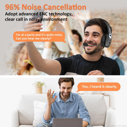 Bluetooth Headset with Microphone for Trucker