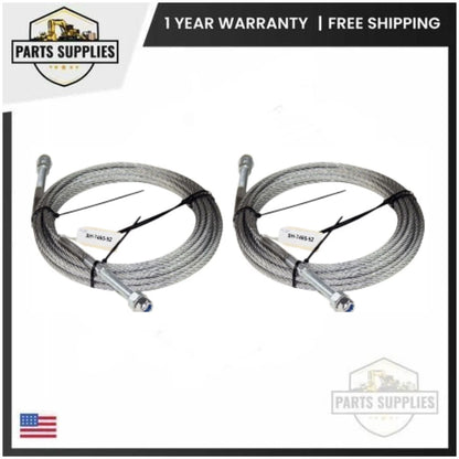 Set of 2 Equalizer Cables for Tuxedo TP11KAC-D 2-Post Lift