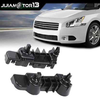 Pair Front Bumper Brackets for Nissan Maxima (2009–2015) J-02BUN1643ABK