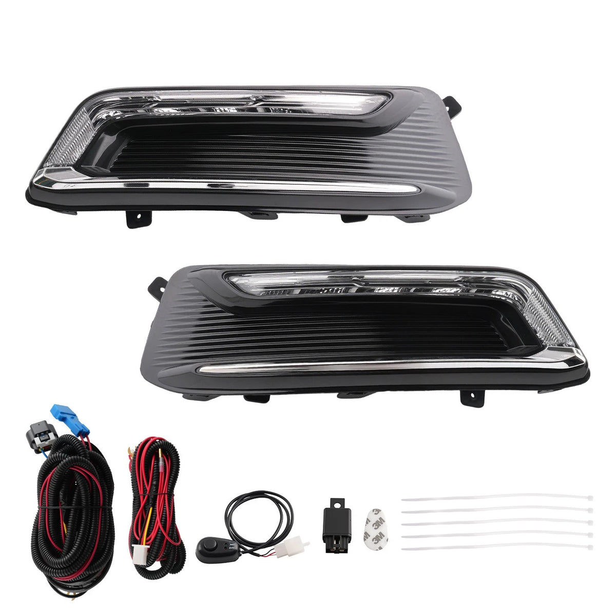 LED Fog Lights Pair for Chevy Impala (2014–2020) 2M9XBU, 22931247, 22931248