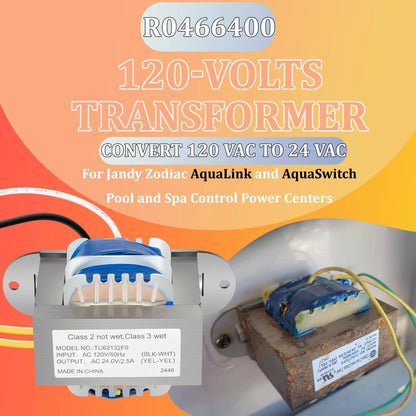 120-Volts Transformer for Zodiac AquaLink & AquaSwitch