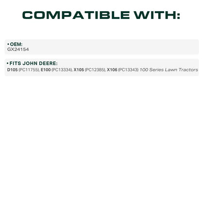 Mower Drive Belt Replacement for John Deere GX24154