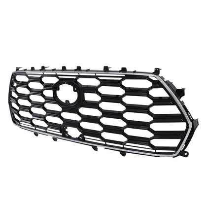 Front Bumper Upper Grille for Toyota Sequoia (2023–2024) Black Chrome