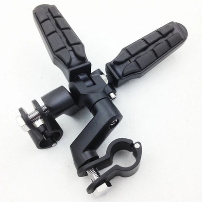 HTTMT 1.5" Front Rider Tombstone Offset Mount Clamp Foot Peg for Triumph Rocket (2004–2023)