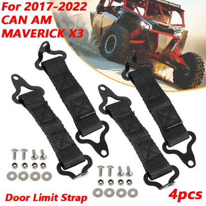 Set of 4 Door Straps for Can Am Maverick X3 (2017–2022)
