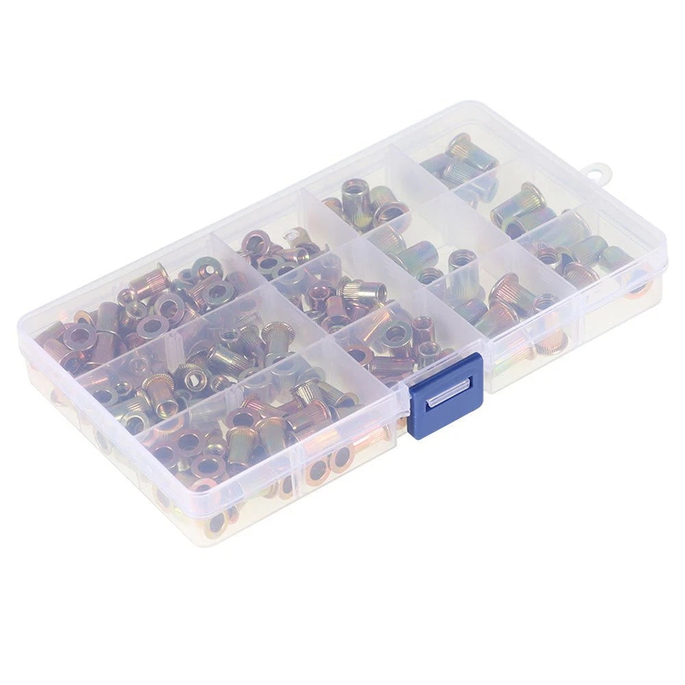 150 PC Rivet Nut Kit Assortment for Various Applications