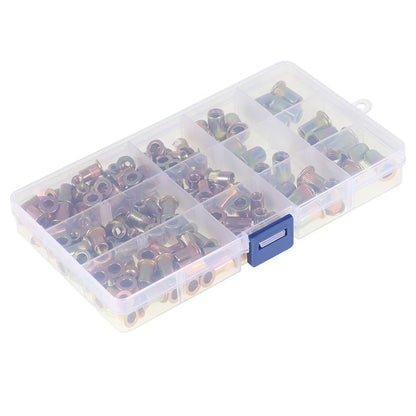 150 PC Rivet Nut Kit Assortment for Various Applications