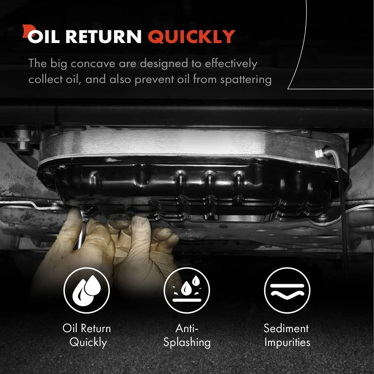 Engine Oil Pan Lower for Subaru Forester Crosstrek Impreza Legacy Outback (2011–2018)