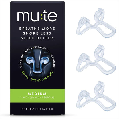 3 Pack Mute Nasal Dilator Snoring Solution for Medium Size