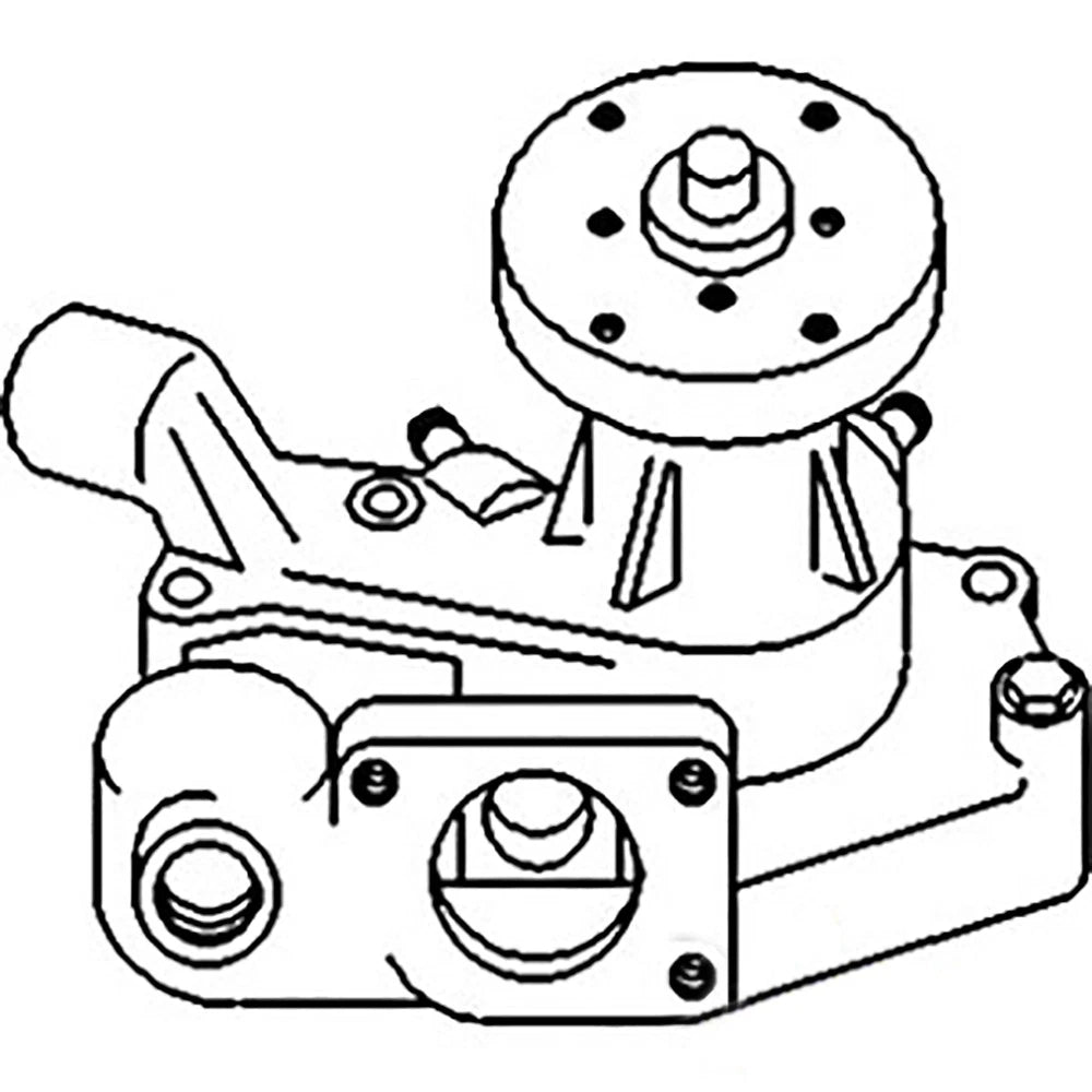 Water Pump Kit 11.5" for John Deere 5200