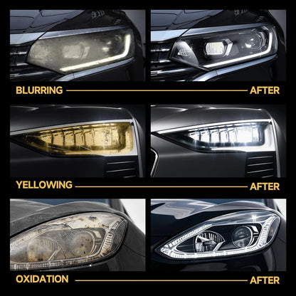 Headlight Restoration Kit for Vehicles (No Tools Needed)