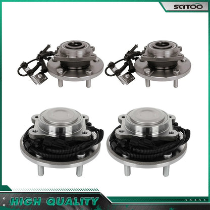 Set of 4 Wheel Bearing Hubs for Chrysler Town & Country (2008–2011)