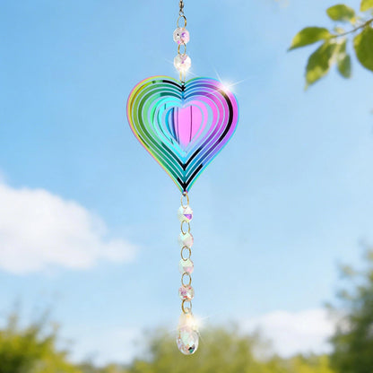 Crystal Suncatchers for Windows - Butterfly Wind Spinner