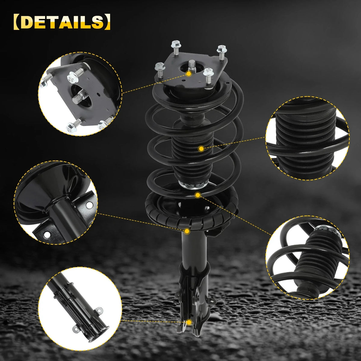 Set of 2 Front Complete Struts for Ford Mustang (2011–2014)