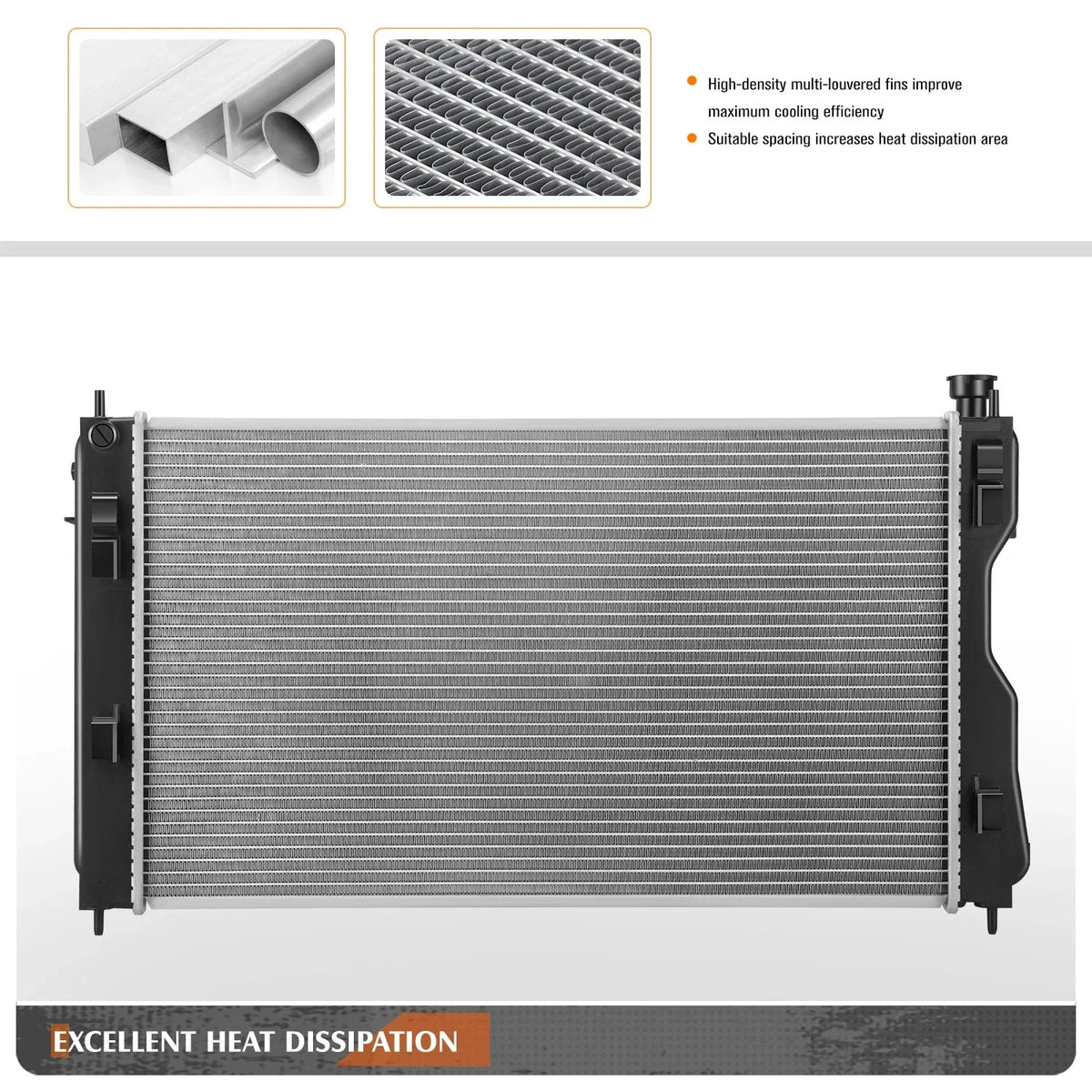 Aluminum Radiator DPI-13748 for Subaru Impreza Crosstrek Hybrid (2017–2023)