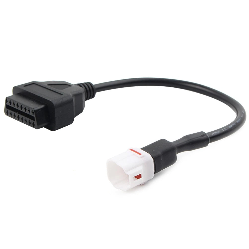 4 Pin to OBD2 Diagnostic Tool Adapter Cable for Yamaha Motorcycle