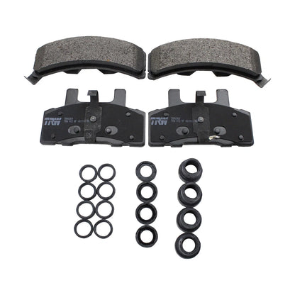 Set of 4 TRW Pro Front Metallic Brake Pads for Cadillac Chevy GMC Dodge