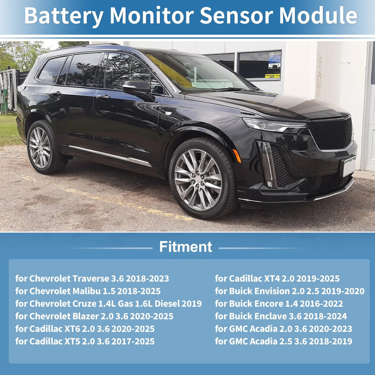 Battery Sensor Monitor Module for Chevrolet Malibu 1.5 (2018–2025)
